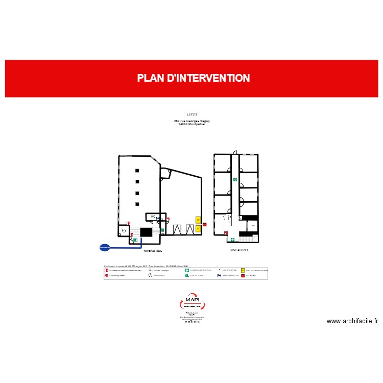 Intervention elys 2. Plan de 8 pièces et 391 m2