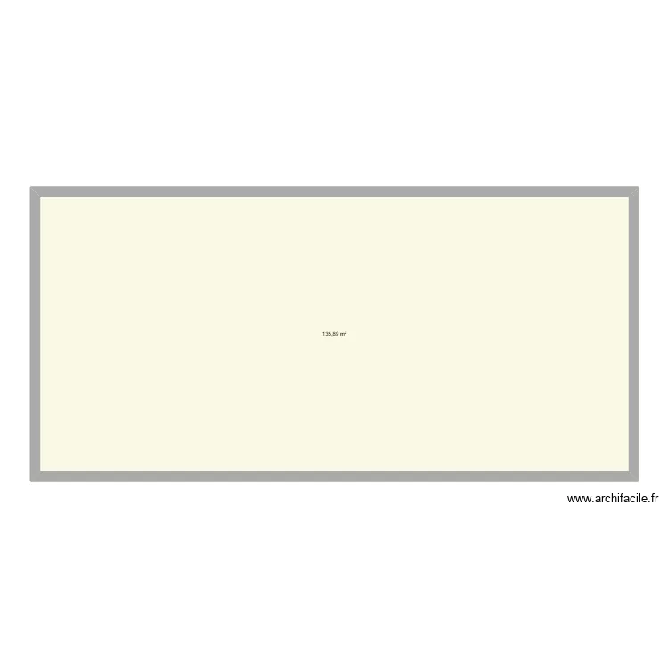 maison. Plan de 1  et 136 m²