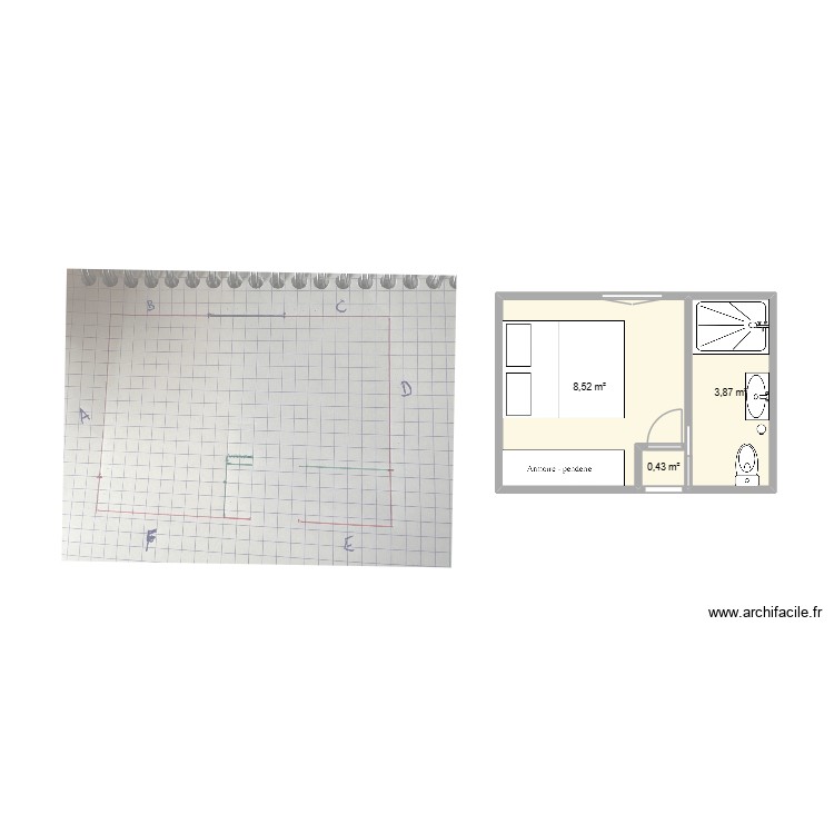 CHB Chemin. Plan de 0 pièce et 0 m2