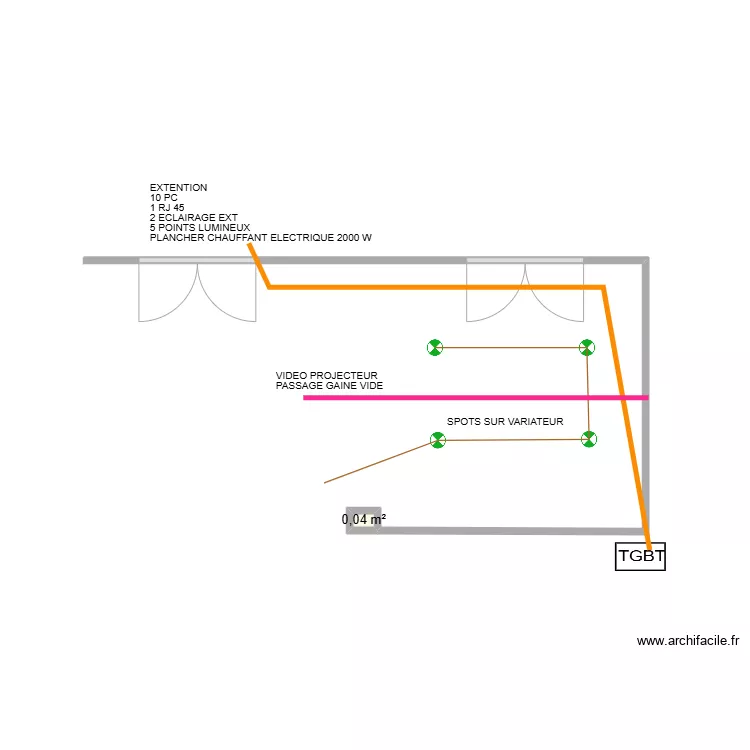 doradoux 2 . Plan de 
