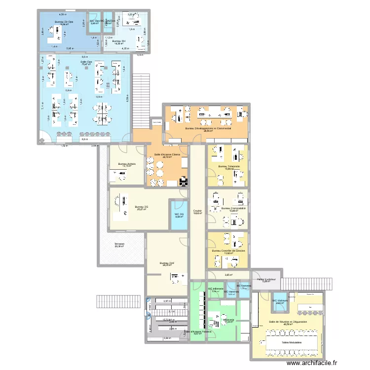Administration - R&eacute;am&eacute;nagement. Plan de 0 pièce et 0 m2