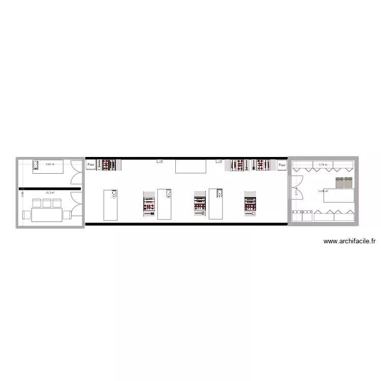 PCWC. Plan de 2  et 29 m²