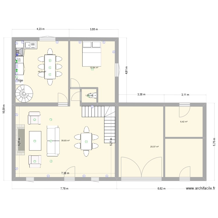Maison chataignol. Plan de 0 pièce et 0 m2