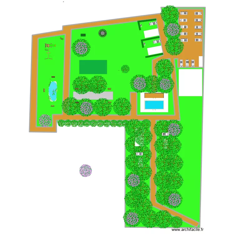 Manoir Vaas. Plan de 