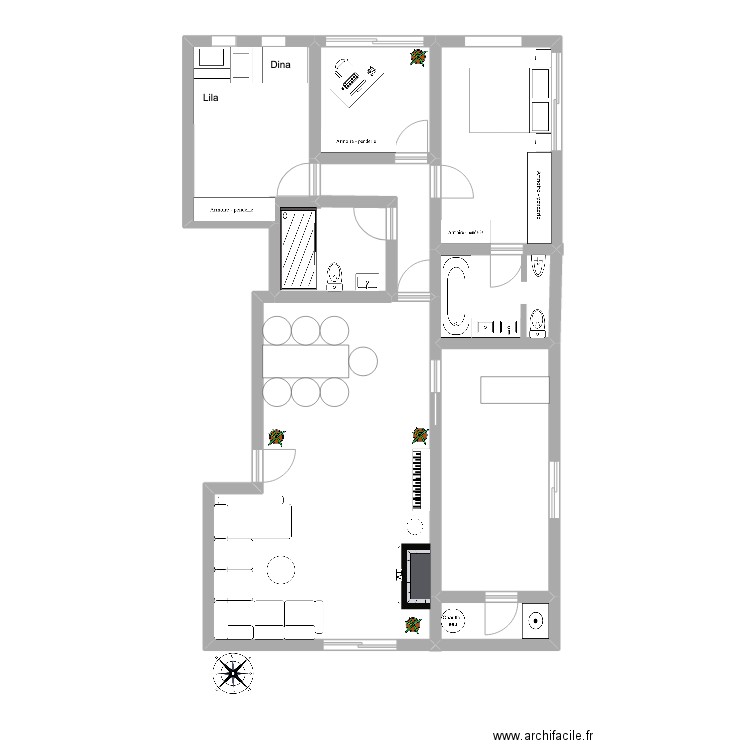 Ilhame. Plan de 0 pièce et 0 m2