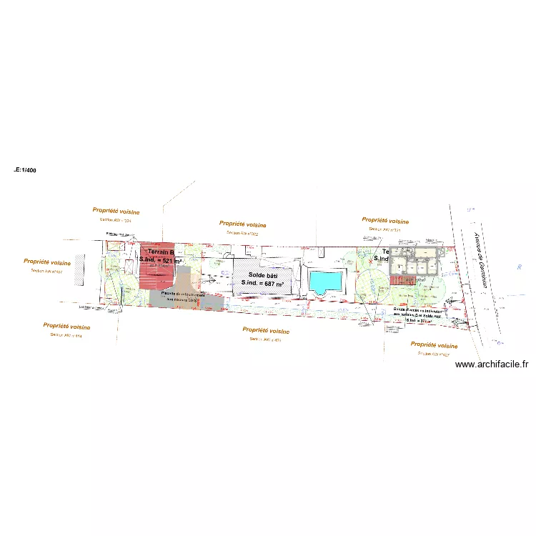 Plan MCA sur Germignan. Plan de 10 et 101 m² Plan MCA sur Germignan. Plan de 10 et 101 m²