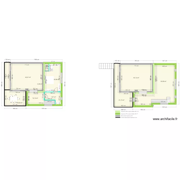 AUBERT Maxime. Plan de 