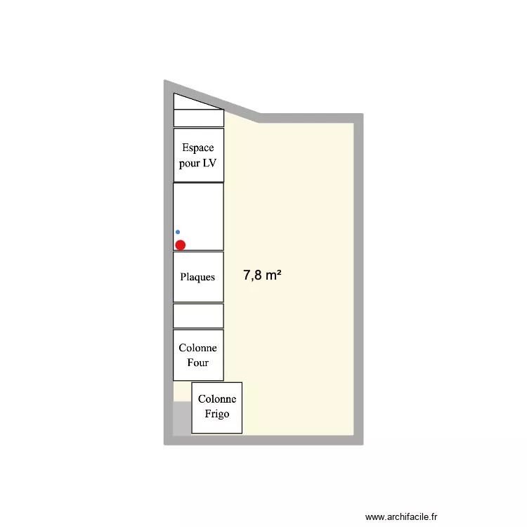 Renovation Boulogne - Cuisine. Plan de 0 pièce et 0 m2