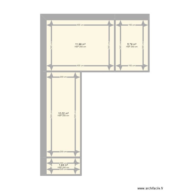 dubost 2. Plan de 0 pièce et 0 m2