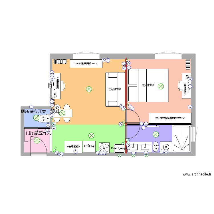 Javel-electricity. Plan de 0 pièce et 0 m2