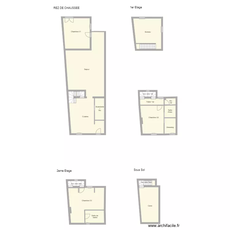 780808469-HOUILLES-SCIALCHIMIE-CROQUIS. Plan de 