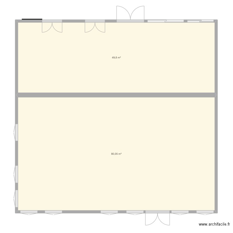 maison FACADE. Plan de 0 pièce et 0 m2