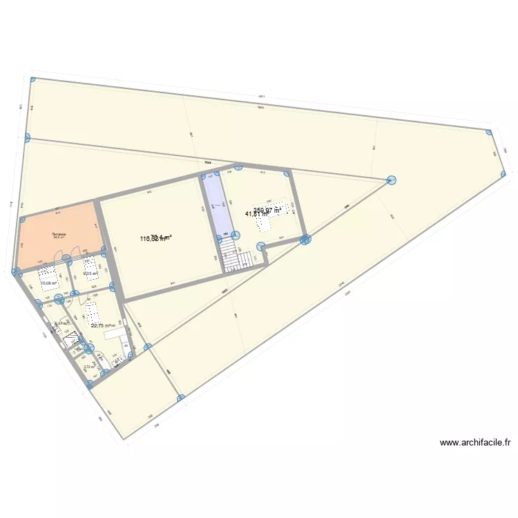 Morsang architecte. Plan de 