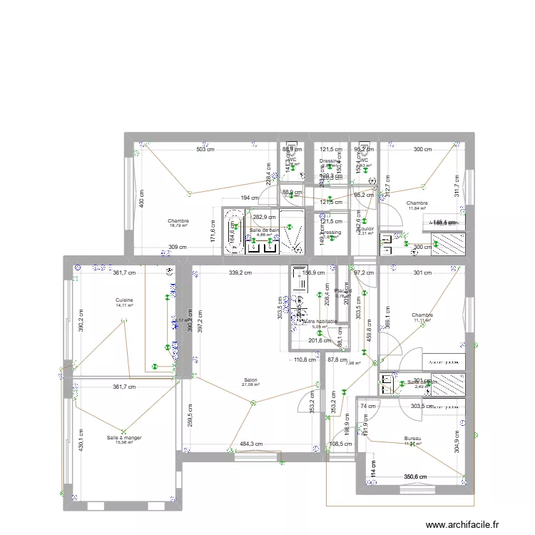 Nouvelle implantation PLAN ELEC. Plan de 