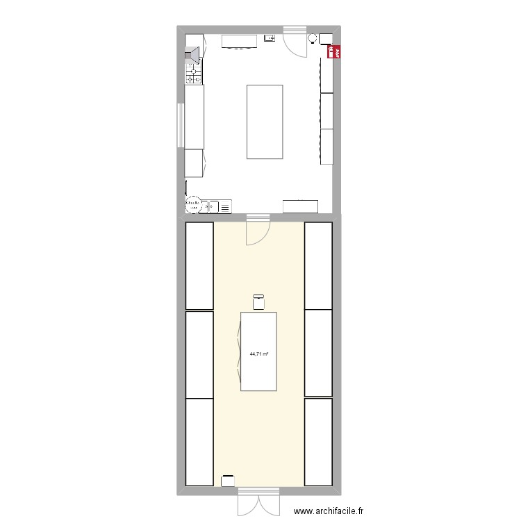 Labo + Stockage. Plan de 0 pièce et 0 m2