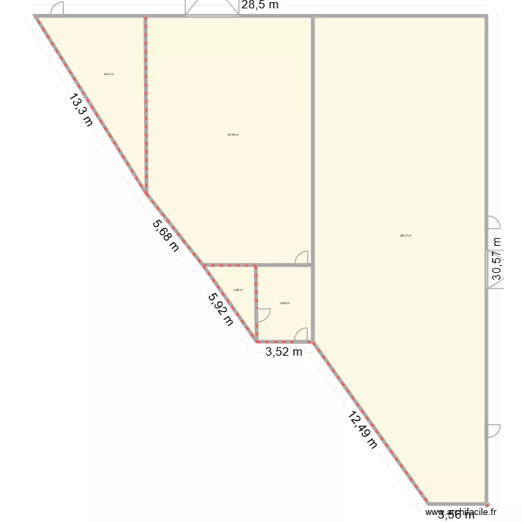 Extension Pro Occasion Rayonnage - 1. Plan de 5  et 501 m²