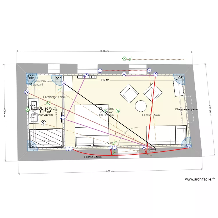 MAISONNETTE 2. Plan de 