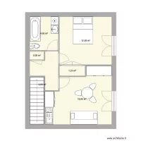 étage la perchée T2 - Projet