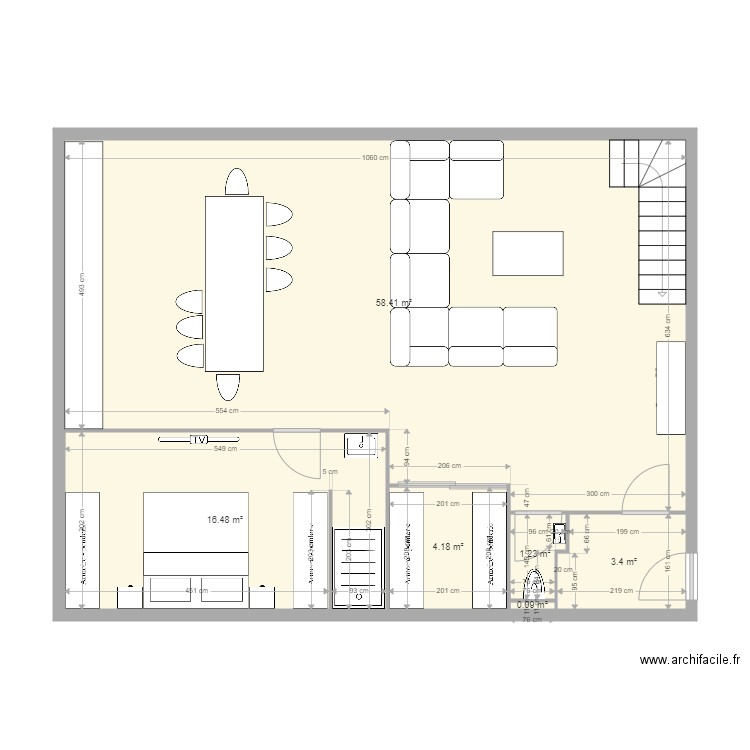 maison caire. Plan de 11 pièces et 168 m2