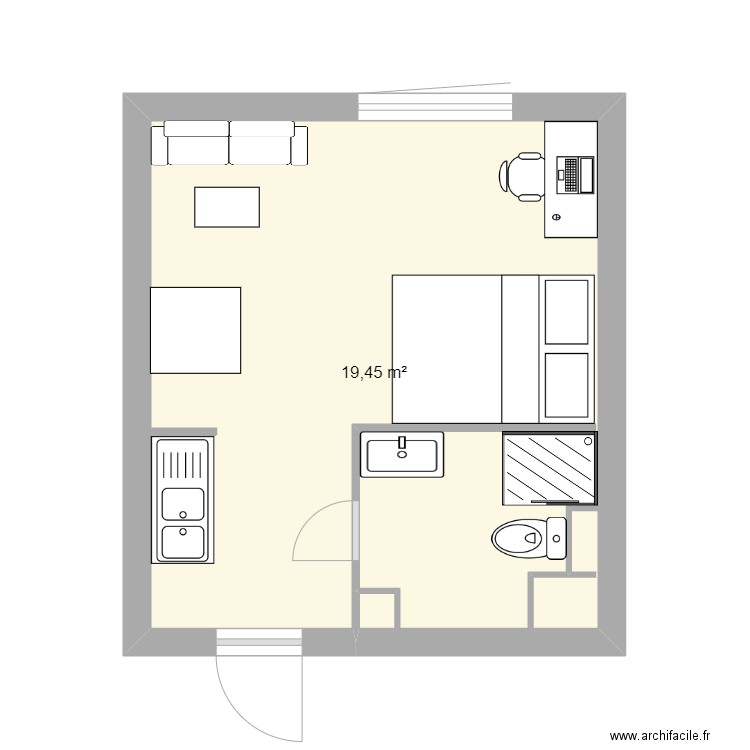 appart. Plan de 0 pièce et 0 m2