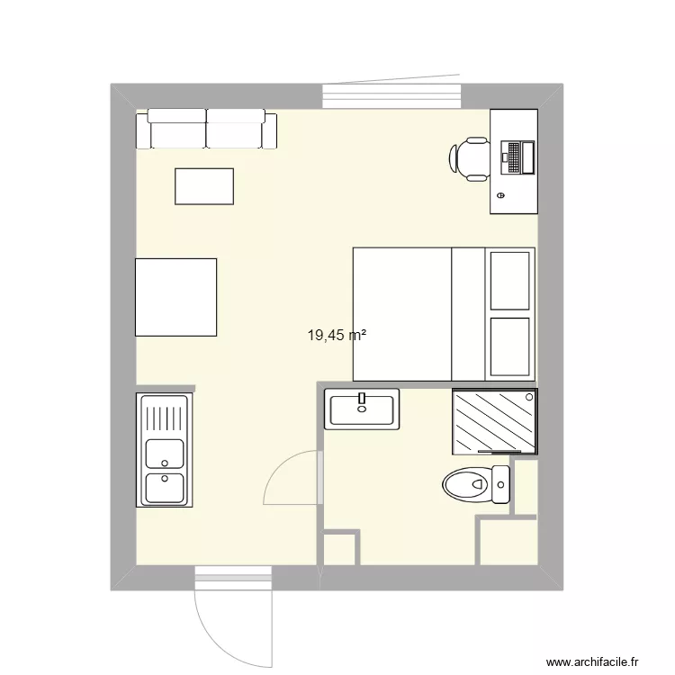 appart. Plan de 