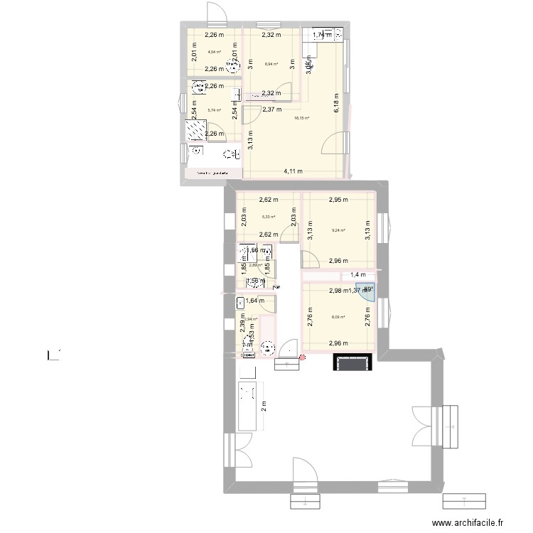 plan Mas  phase 4. Plan de 0 pièce et 0 m2