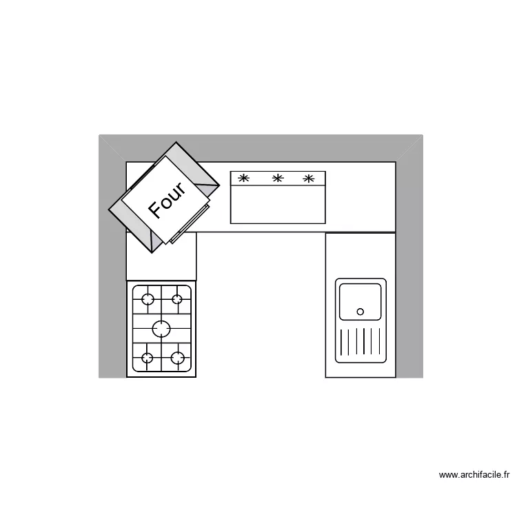 Cuisine Ext&eacute;rieure. Plan de 