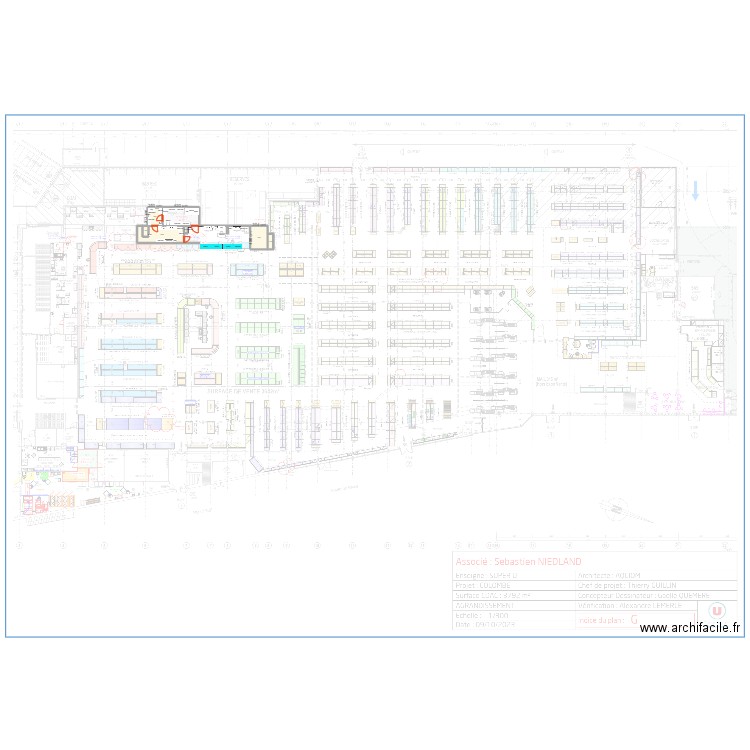 Colombe. Plan de 6 pièces et 47 m2