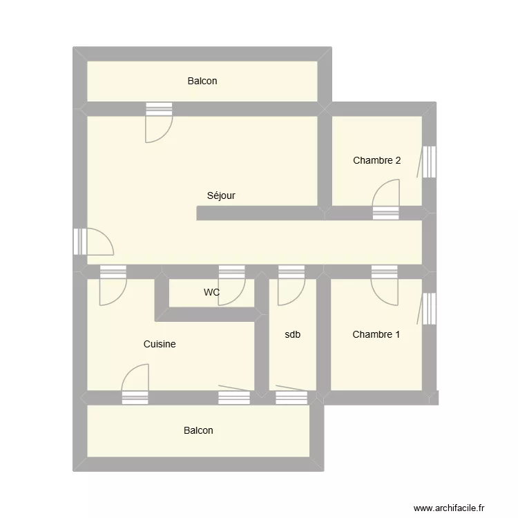 59 MARTINENQ. Plan de 8  et 35 m²