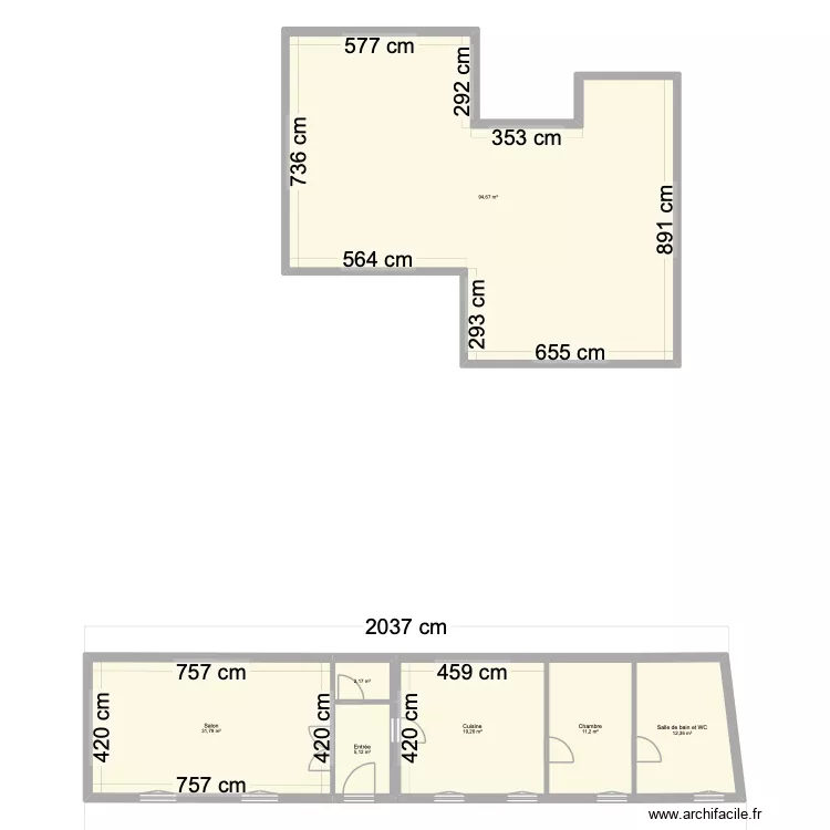 Ref Bourglan - neung sur beuvron. Plan de 7 Pièces et 177 m² Ref Bourglan - neung sur beuvron. Plan de 7 Pièces et 177 m²