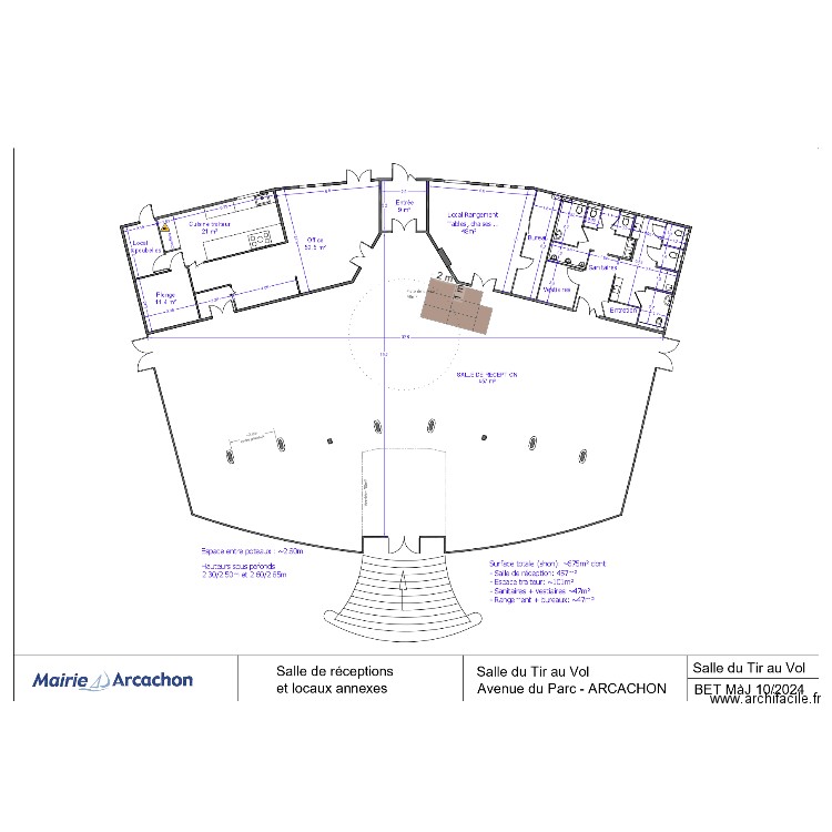 plan implant scène TAV. Plan de 0 pièce et 0 m2