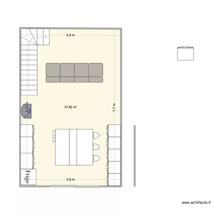 Grange V9. Plan de 7 Pièces et 74 m² Grange V9. Plan de 7 Pièces et 74 m²