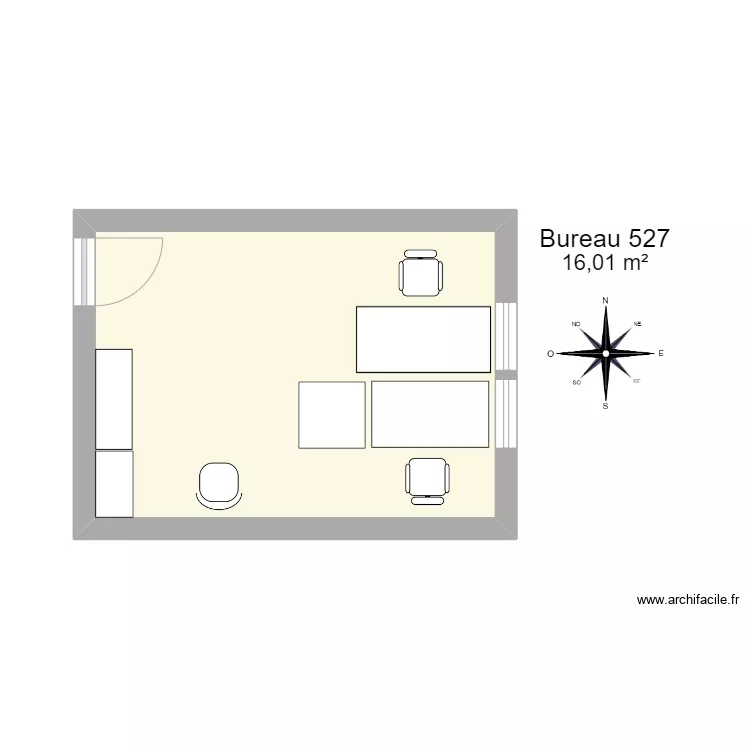 Bureau R 527. Plan de Bureau R 527. Plan de