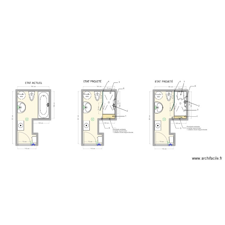 dossier BURAS. Plan de 2 pièces et 10 m2