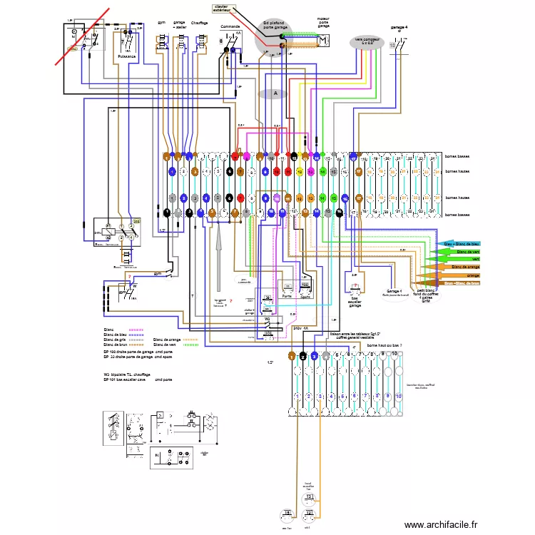 bornier tableau  cave  20 10 24. Plan de 