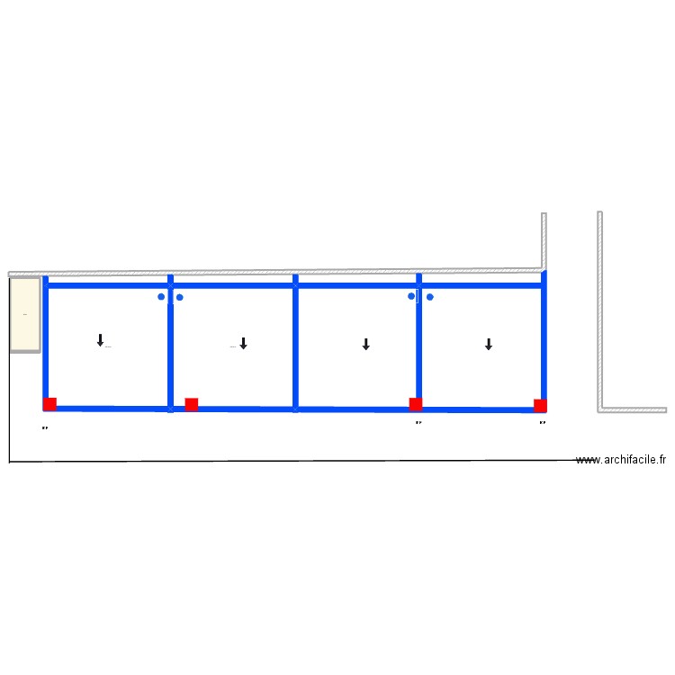 DEDMAN LEFT HOUSE V2. Plan de 3 pièces et 403 m2