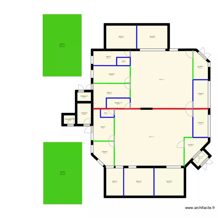 LA VALETTE AVEC JARDIN_UrM. Plan de LA VALETTE AVEC JARDIN_UrM. Plan de