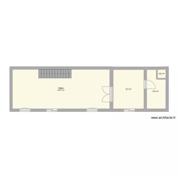 chez Bouchon. Plan de 4 et 48 m² chez Bouchon. Plan de 4 et 48 m²