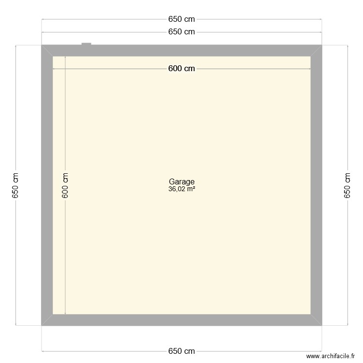 GARAGE. Plan de 0 pièce et 0 m2
