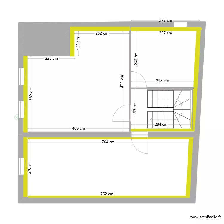 SCHMITT - R+1 - g&eacute;n&eacute;ral. Plan de 