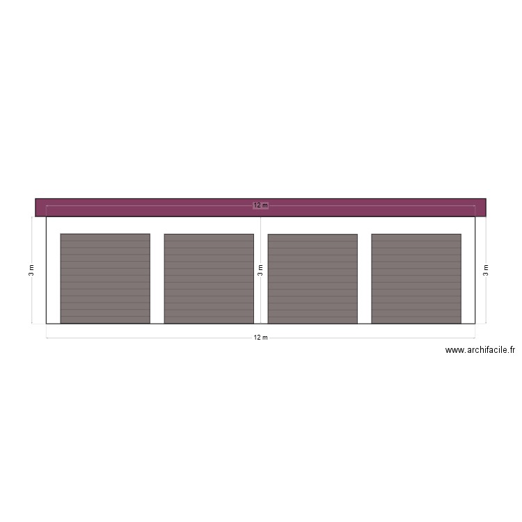 annexe FACADE EST. Plan de 0 pièce et 0 m2