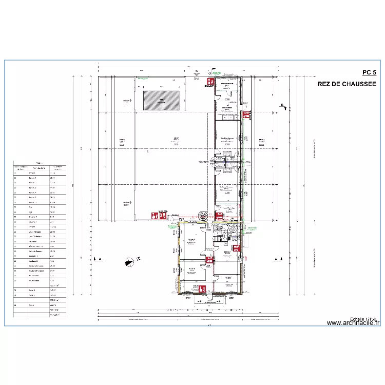 Archi Concept Cr&eacute;ation. Plan de 