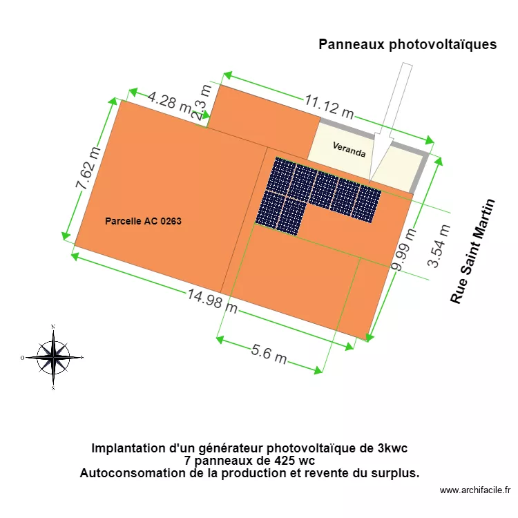 Plan de Masse Coronel. Plan de 