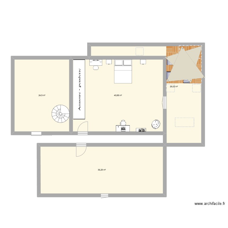 Projet maison / duplex. Plan de 0 pièce et 0 m2