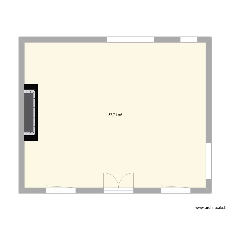 PLAN RDC VIERGE. Plan de 