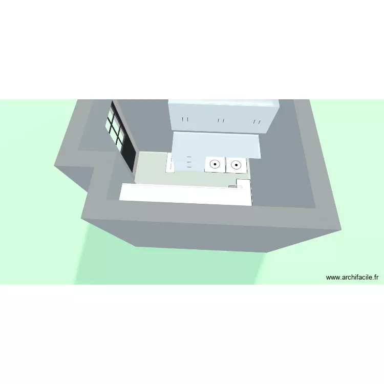 CUISINE MARCQ. Plan de 1 et 7 m² CUISINE MARCQ. Plan de 1 et 7 m²
