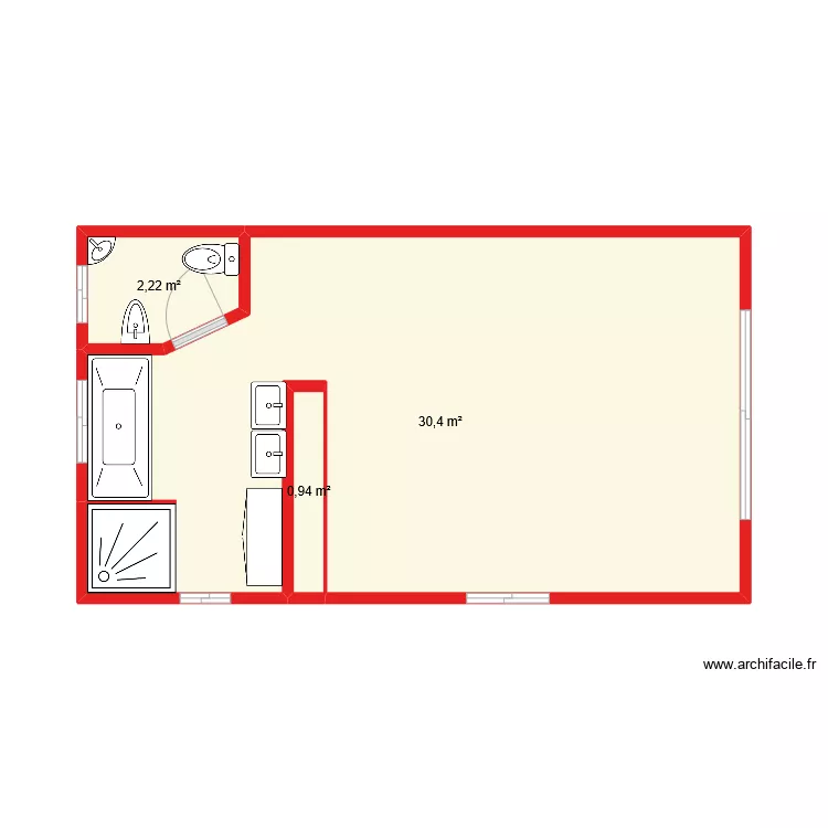 chambre independent 3. Plan de 