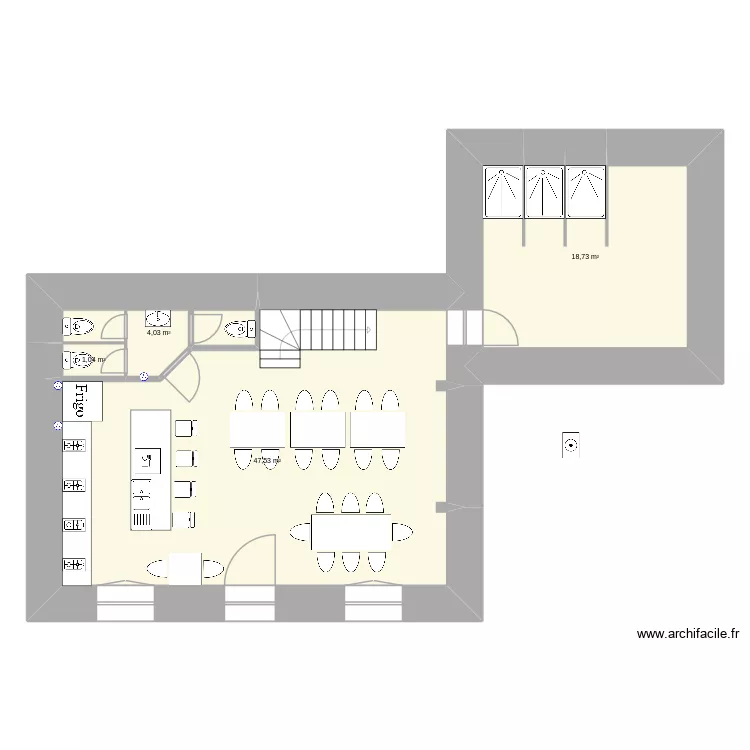 cantou. Plan de 4 et 71 m² cantou. Plan de 4 et 71 m²