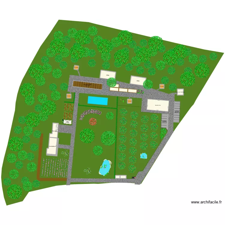 clair matin. Plan de 