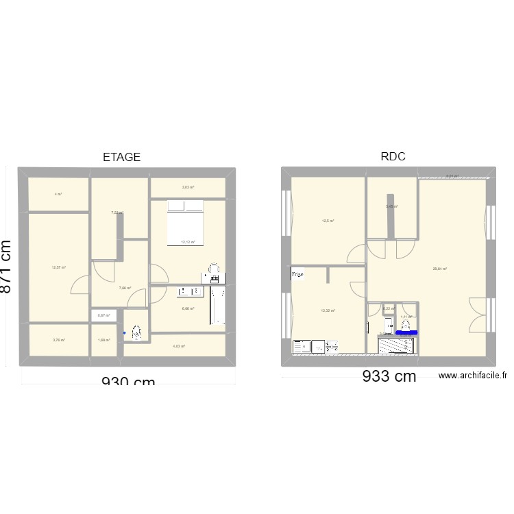 plan V1 GRIVET. Plan de 0 pièce et 0 m2